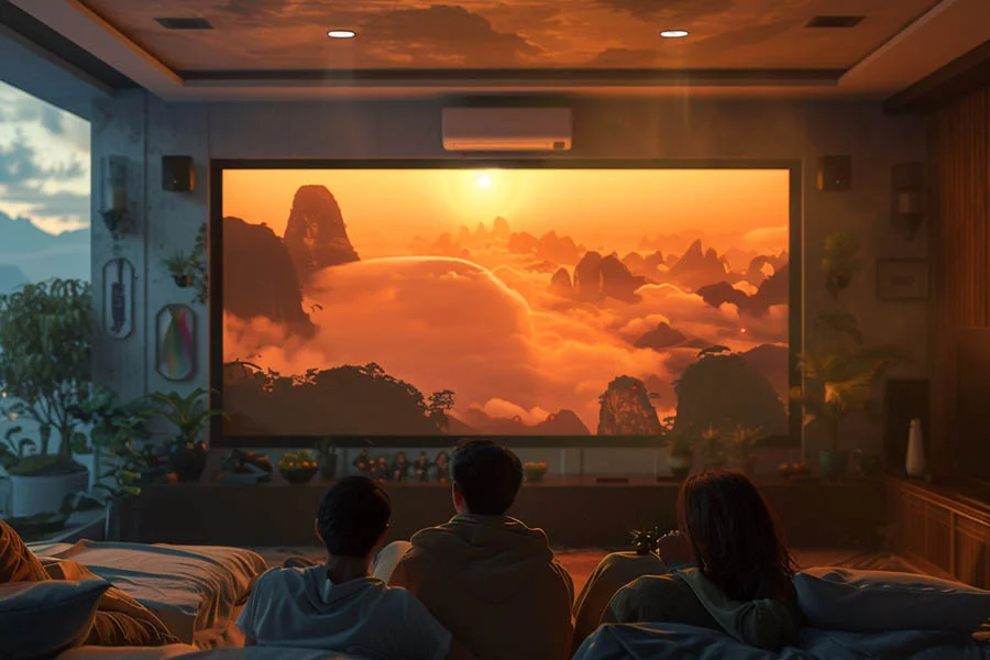 projector HD TV